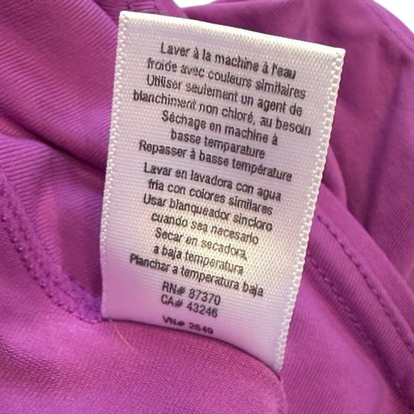 Alo Yoga Tennis Skort Large Purple Athletic Yoga Golf Skirt Built In Shorts - Picture 9 of 10